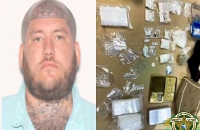 Clay County Man Arrested with Large Stash of Drugs, Faces Multiple Trafficking Charges