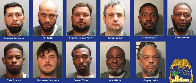 11 Men Arrested in Jacksonville Prostitution Sting on Philips Highway