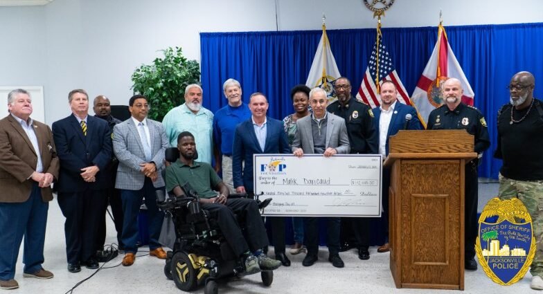 FOP Donation Pays Off: Jacksonville Officer Shot in the Line of Duty Now Mortgage-Free