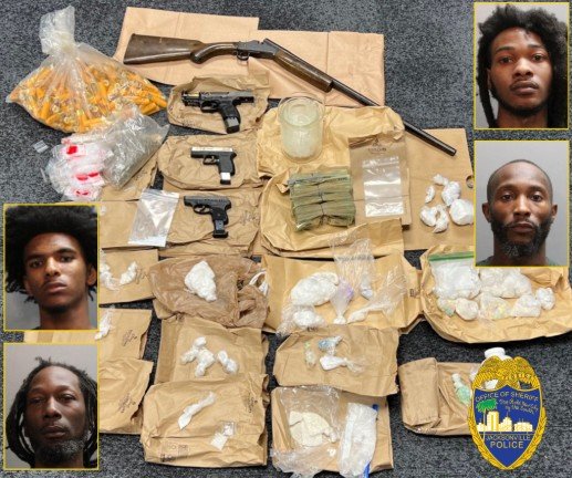 Jacksonville SWAT Raid Seizes Large Drug Cache, Four Arrested