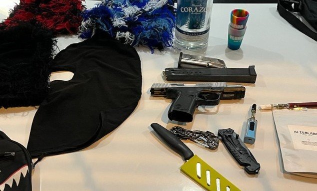 Jacksonville Beach Traffic Stop Uncovers Gun, Liquor, and Ski Masks, Teens Arrested