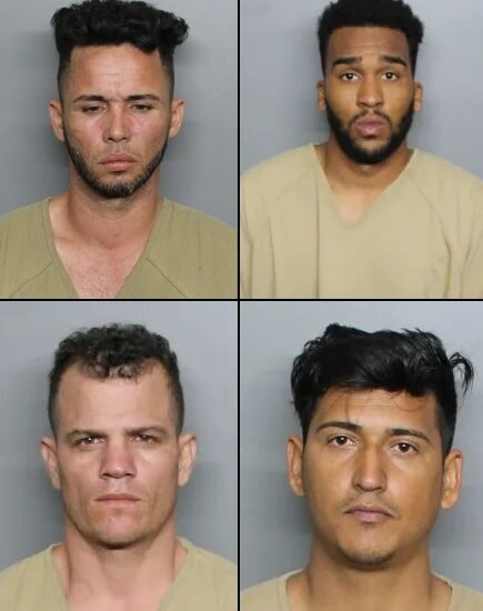 Four Men Arrested During Burglary at Punta Gorda Business