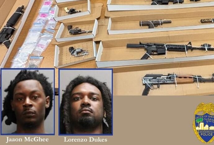 JSO Detectives’ Proactive Policing Leads to Major Drug and Firearm Seizure, Two Arrests