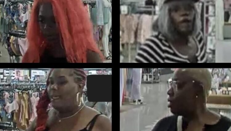 Jacksonville Police Seek Four Women in  Department Store Shoplifting Spree