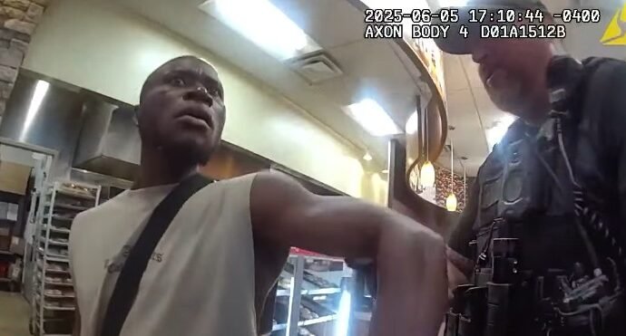 One of the arrested: Mathieu Merveil Kouatonou