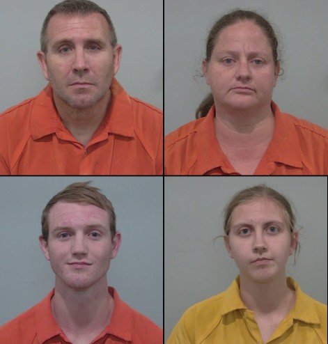 Mormon Family of 4 Arrested for Child Abuse; 9 Children Removed from Fort White Home