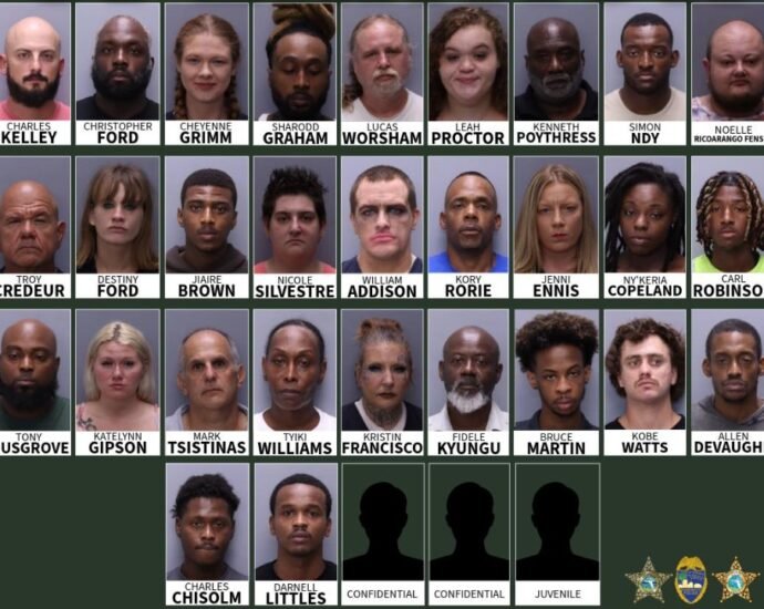 Multi-Agency Sting Leads to 33 Arrests in St. Johns County Prostitution, Trafficking Operation