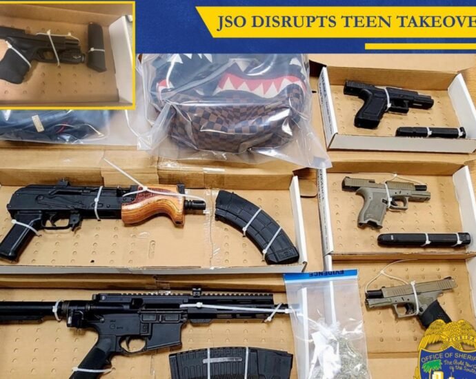Jacksonville Officers Disrupt Teen Takeovers, Recover Six Guns