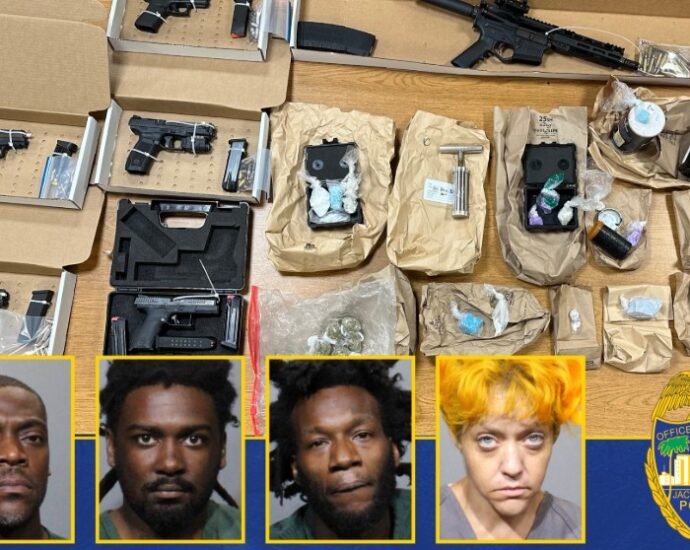 Four Arrested, Over 90,000 Lethal Doses of Fentanyl Seized in Mixon Town Drug Raid