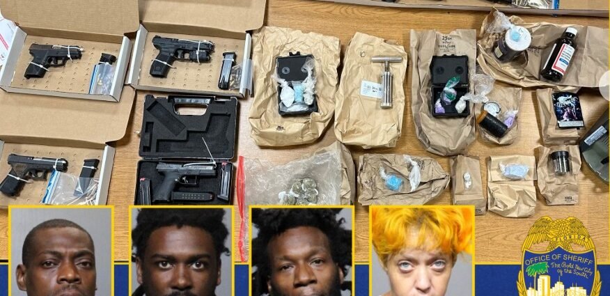 Four Arrested, Over 90,000 Lethal Doses of Fentanyl Seized in Mixon Town Drug Raid