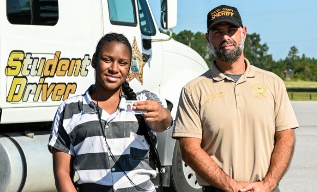 First Female Inmate Graduates Walton County Jail CDL Program
