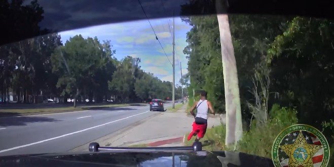 Wanted Suspect Arrested After High-Speed Chase and K-9 Apprehension in Alachua County