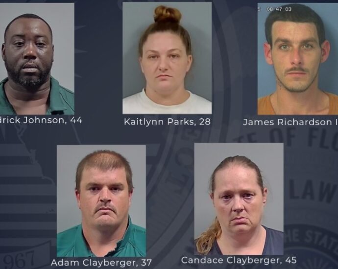 FDLE Arrests Five in Escambia County Synthetic Drug Trafficking Operation