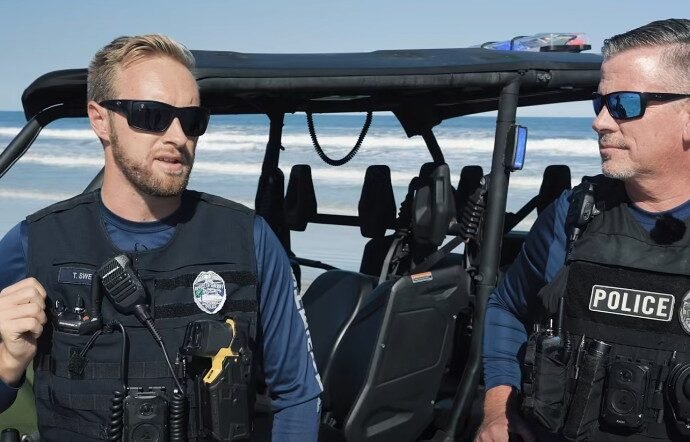 Officers and Civilian Honored for Saving Three Children from Drowning at Huguenot Park Officers and Civilian Honored for Saving Three Children from Drowning at Huguenot Park