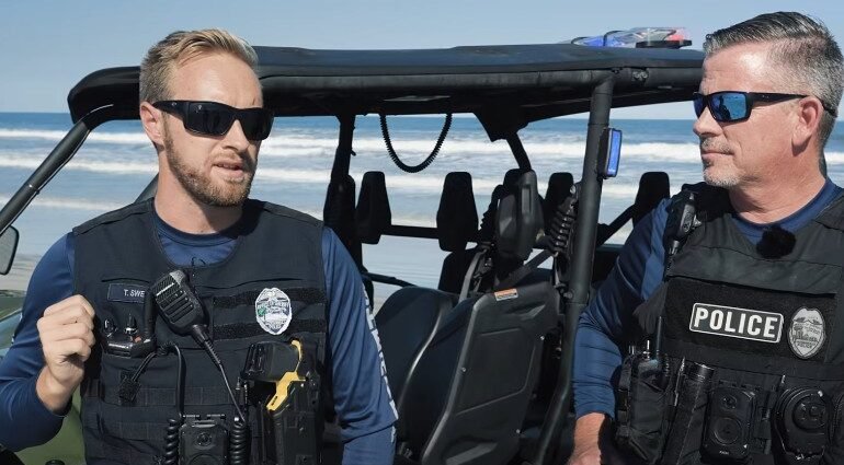 Officers and Civilian Honored for Saving Three Children from Drowning at Huguenot Park Officers and Civilian Honored for Saving Three Children from Drowning at Huguenot Park