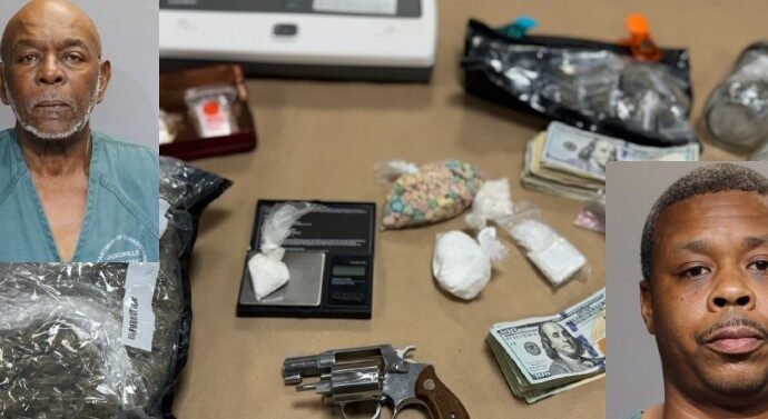 Drugs and Gun Seized in Ken Knight Drive Bust, Jacksonville Drugs and Gun Seized in Ken Knight Drive Bust, Jacksonville