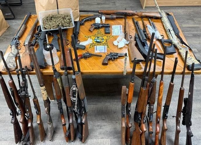Search Warrant Nets Drugs, Illegal Firearms in Hamilton County Raid