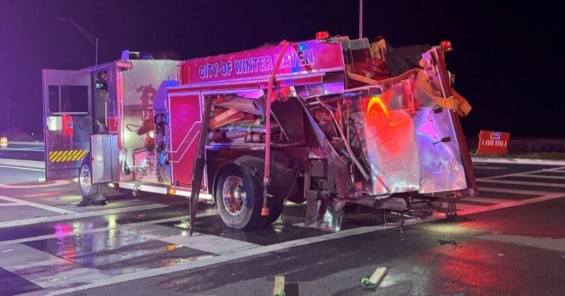 Winter Haven Fire Engine Involved in Crash While Returning to Station; SUV Driver Critically Injured Winter Haven Fire Engine Involved in Crash While Returning to Station; SUV Driver Critically Injured
