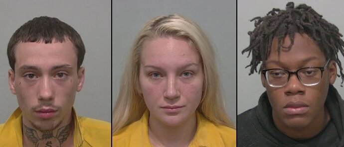 Trey Jacobs, Bridget Butcher and Camario Walker