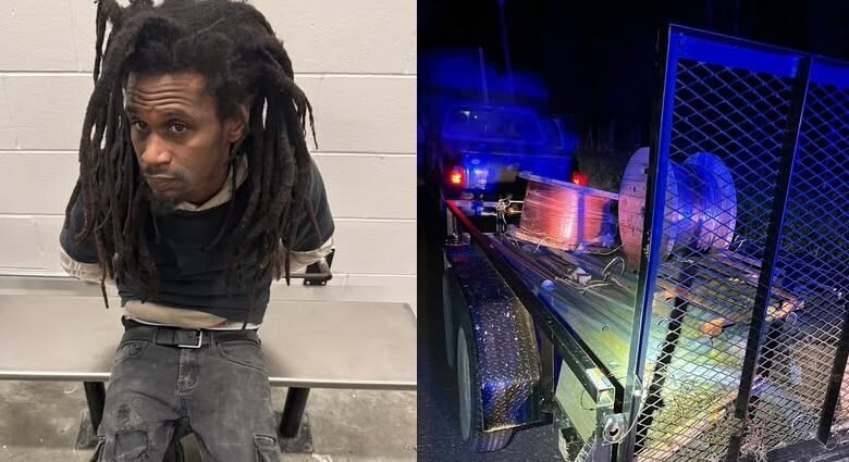 Carlos Andrews and copper wiring stolen