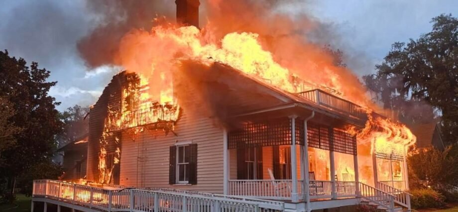 Tallahassee historic home fire