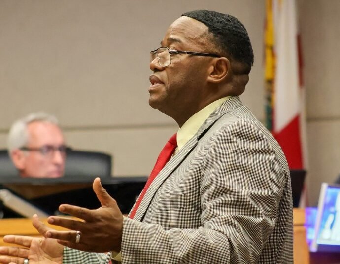 Defendant Pierre represented himself in court during his trial