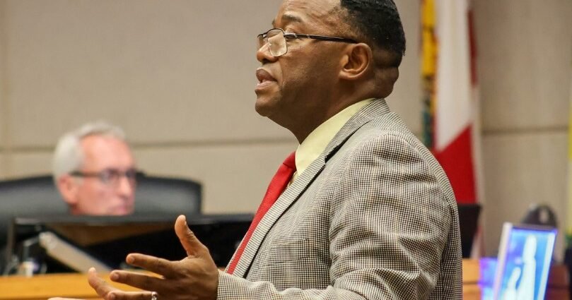 Defendant Pierre represented himself in court during his trial