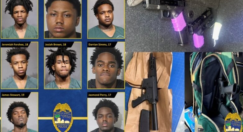 8 arrested for felonies