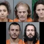 Top: Donna Fonseca, David Resch and Jessica Myers; Bottom: Richard Burke and Joshua Gober