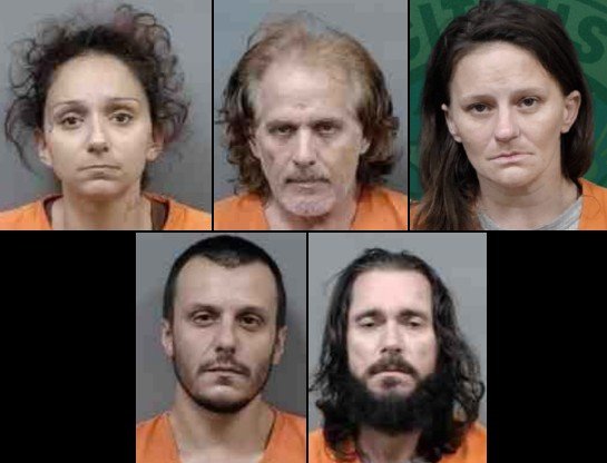 Top: Donna Fonseca, David Resch and Jessica Myers; Bottom: Richard Burke and Joshua Gober