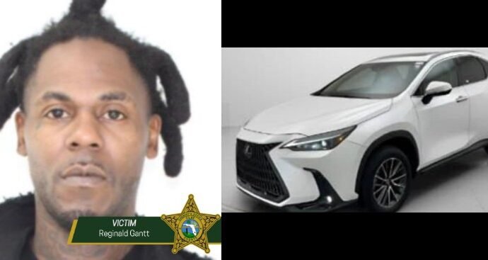 Reginald gantt and type of vehicle police is looking for