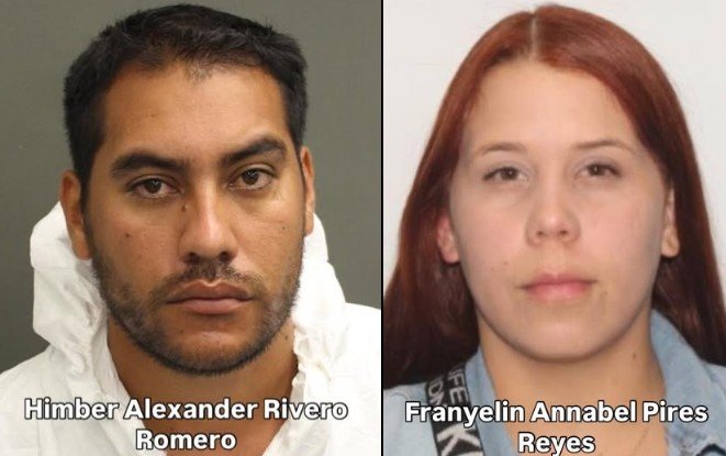 Suspect (left) and victim (right)