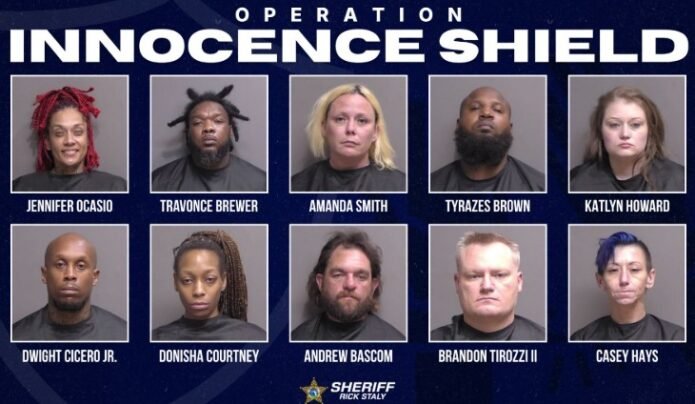 Operation Innocence Shield: Three Sex Trafficking Victims Rescued, 10 ...