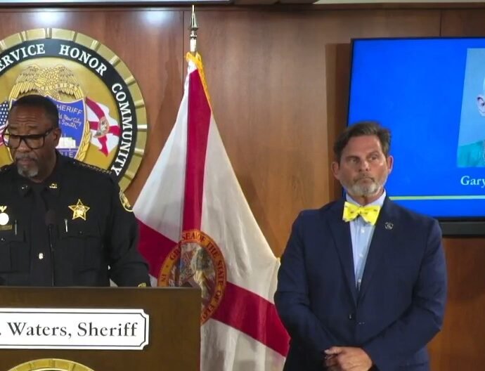 Announcing the arrest of Gary Glowacz