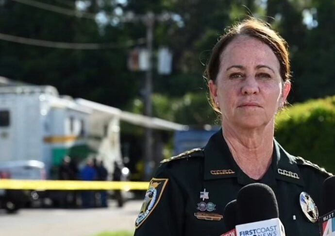 Sheriff Michelle Cook providing details on the shooting