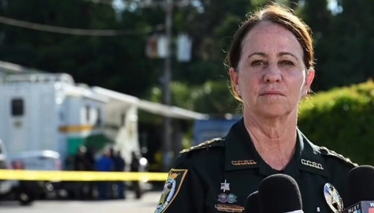 Sheriff Michelle Cook providing details on the shooting