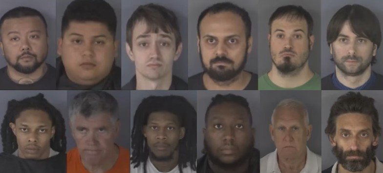 Top: K. Sengdara, K. Cruz, H. L'Esperance, G. Roman, D. Mobley, J. Papale; Bottom: J. Wells, J. Taylor, C. Taylor, N. Pusey, C. Hendry, T. Burger