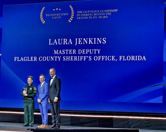 Flagler County Deputy Wins IACP Award for Rescuing Kidnapped Child