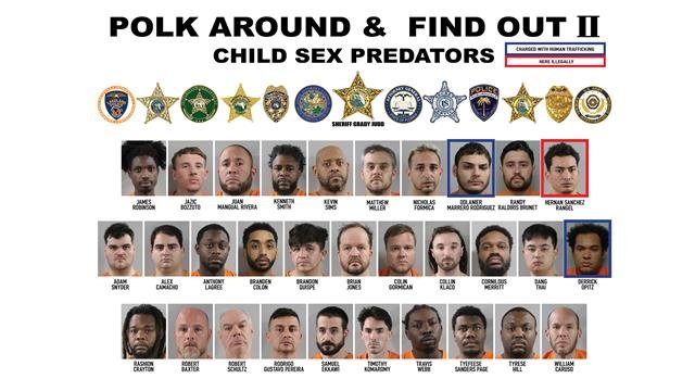 Polk County Human Trafficking Operation Nets 281 Arrests